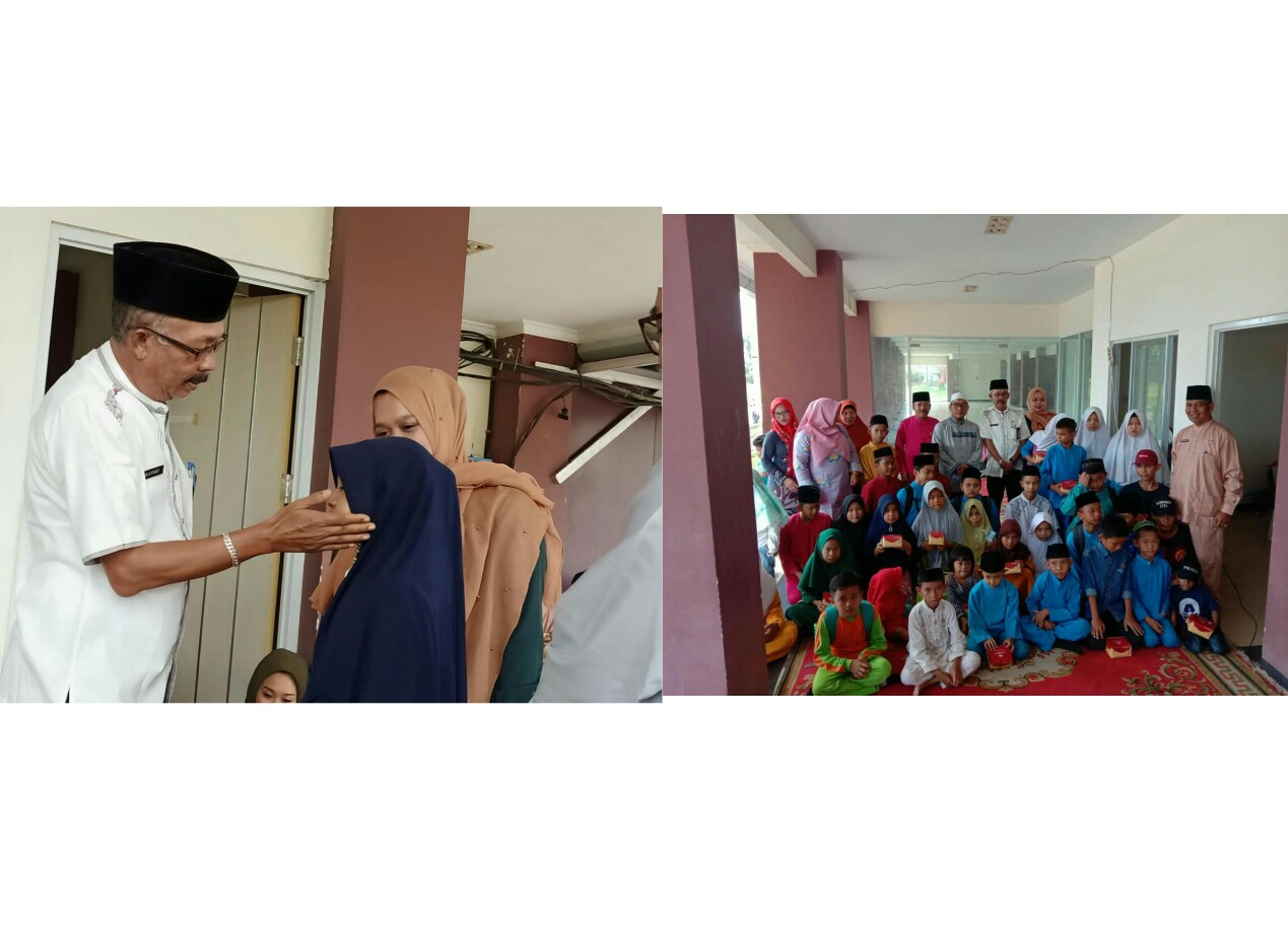 Karena Ini, Semua Orang Terharu Saat Penyerahan Santunan Anak Yatim Oleh Yayasan Vioni Bersaudara