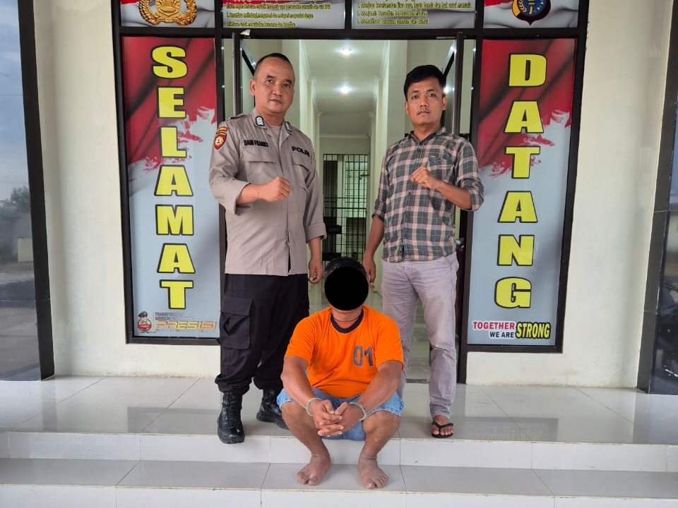 Kapolsek TPTM Bongkar Drama Pelaku Pertolongan Jahat di Rohil, Sepeda Motor Diamankan