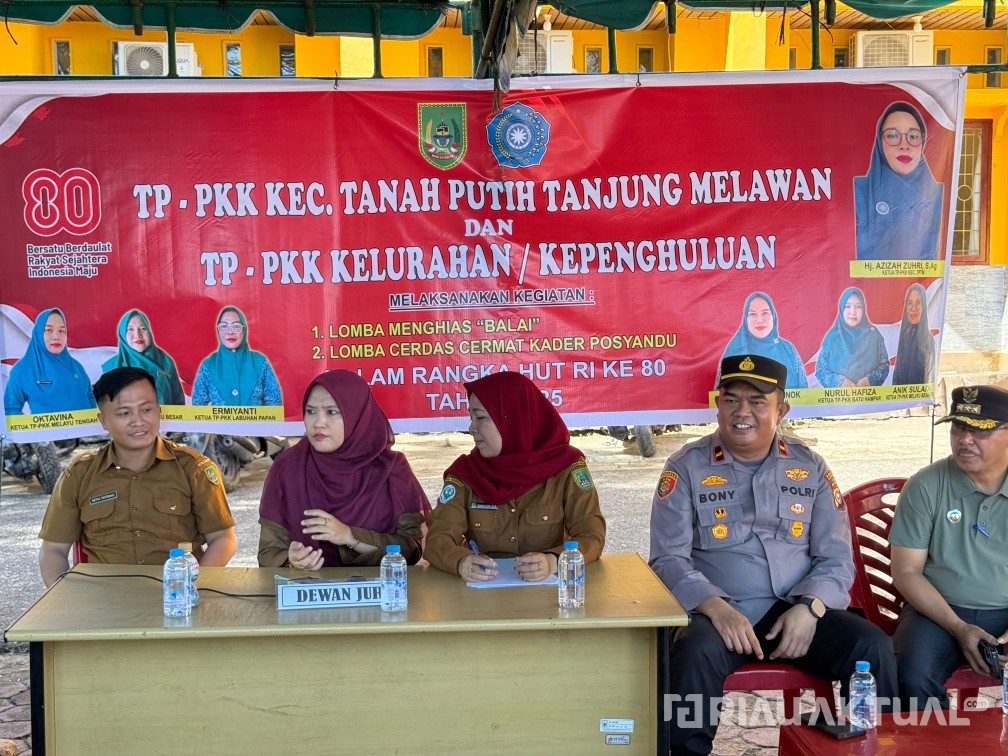 Tingkatkan Nasionalisme, Polsek dan Camat TPTM Gelar Lomba Cerdas Cermat Sambut HUT ke-80 RI