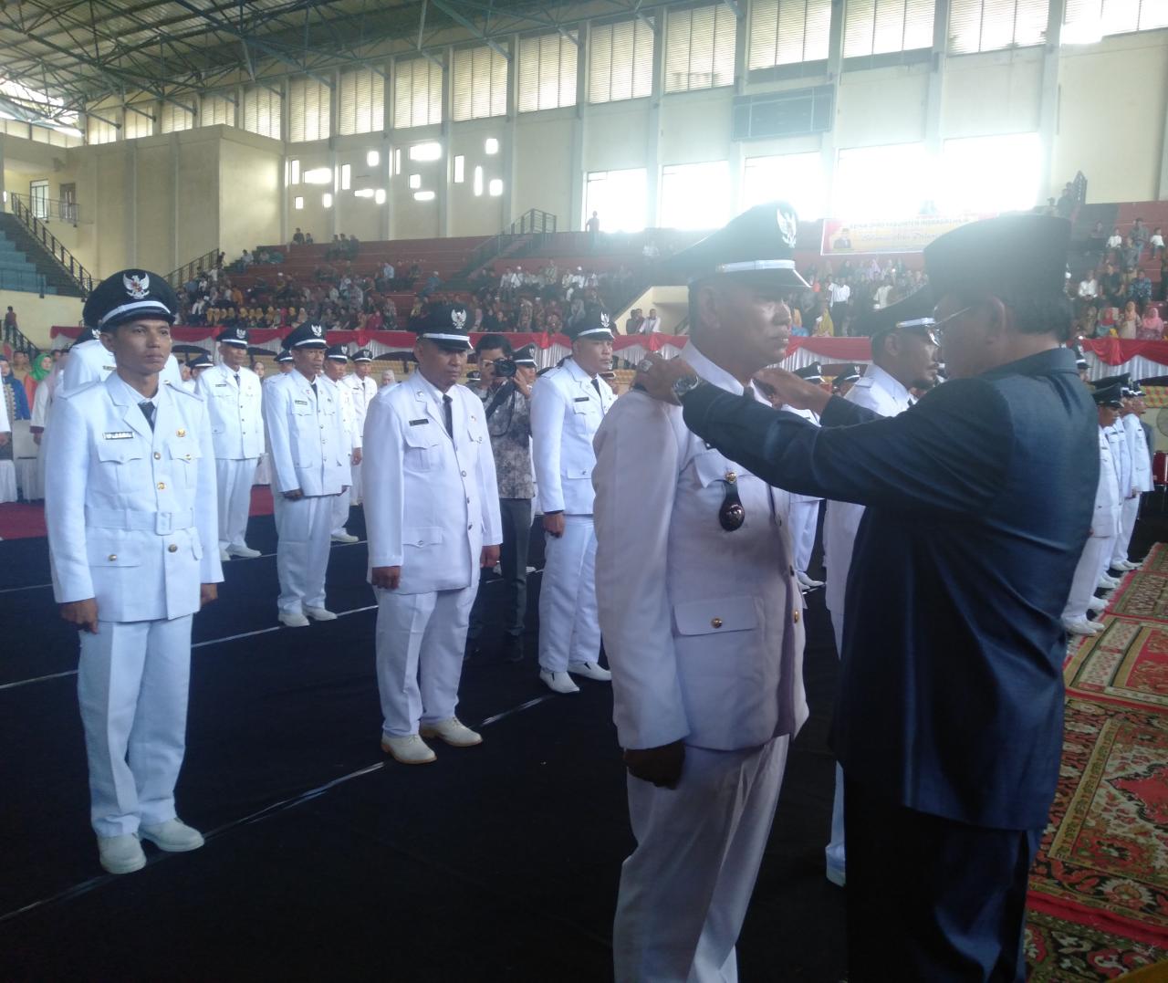 Bupati HM Wardan Lantik 43 Kepala Desa Terpilih