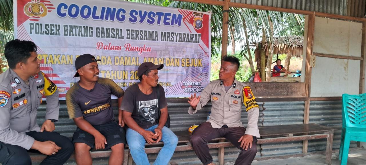 Penyuluhan Ke Warga Talang Lakat, Ini Penekanan Polsek Batang Gansal