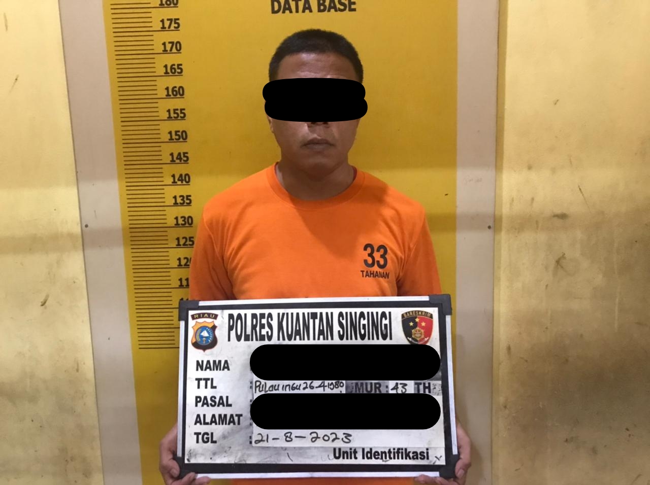 Gelapkan Uang Wajib Pajak Kendaraan, Pria di Kuansing Ditahan Polisi