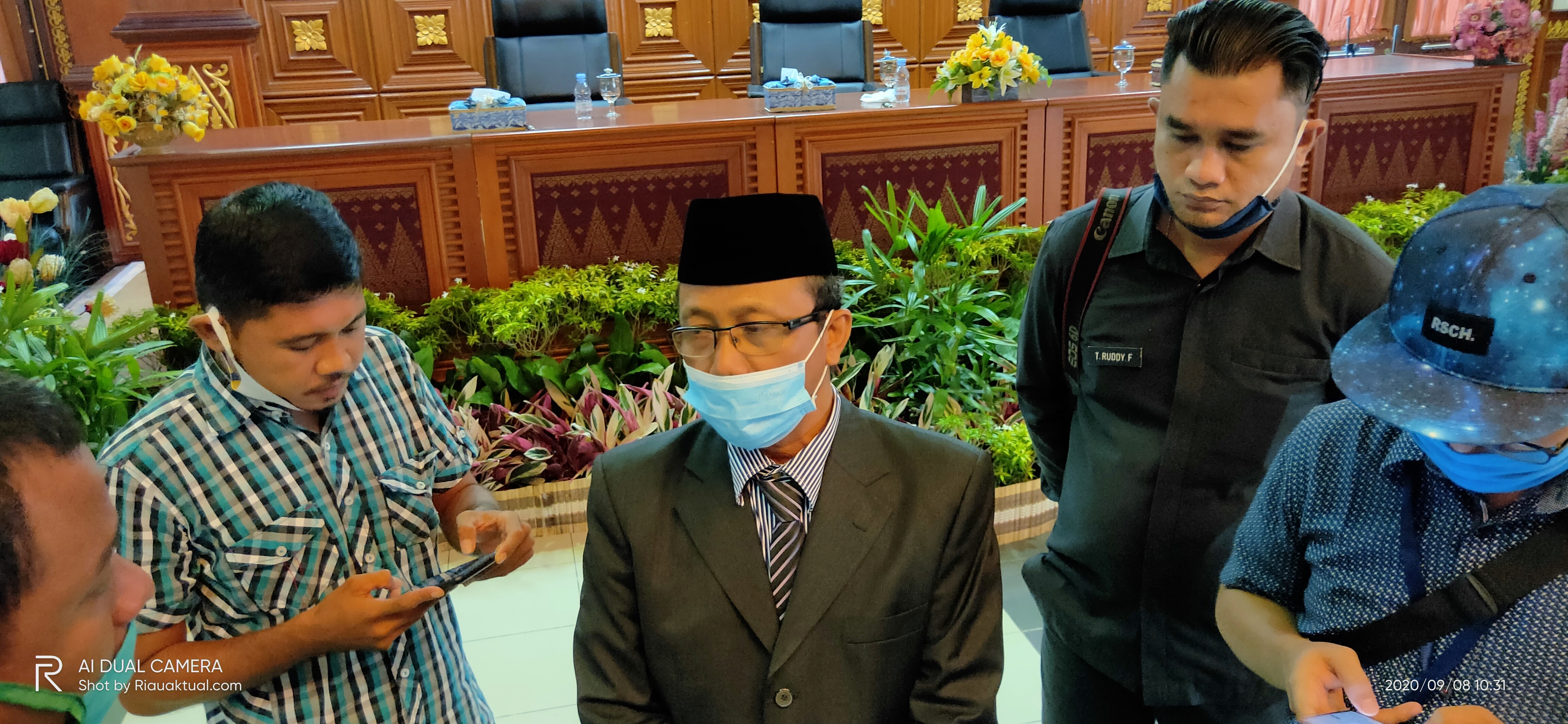 Selain Jumlah Orang Dibatasi, Pelantikan Bupati dan Wakil Bupati Siak Terapkan Prokes Ketat