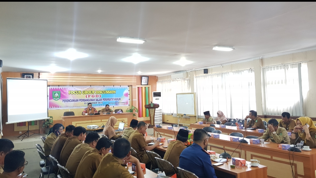 Gelar Acara FGD,  Bappeda Bengkalis Libatkan Kejaksaan Bengkalis