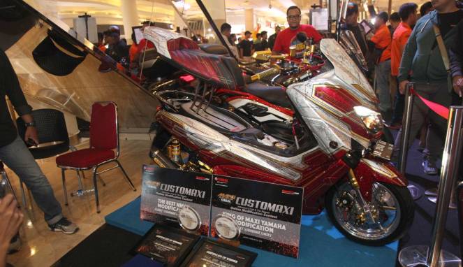 NMAX Asal Bandung Jadi Jawara Kontes CustoMAXI
