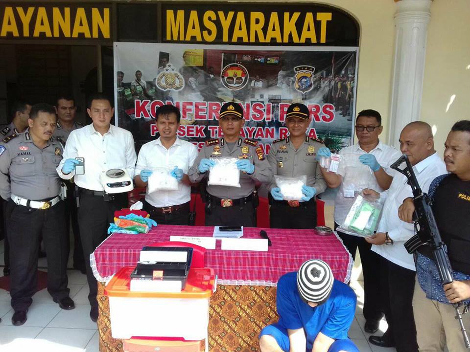 Driver Ojek Online di Pekanbaru ini Merangkap Sebagai Kurir Narkoba, 3 Kg Sabu Berhasil Diamankan