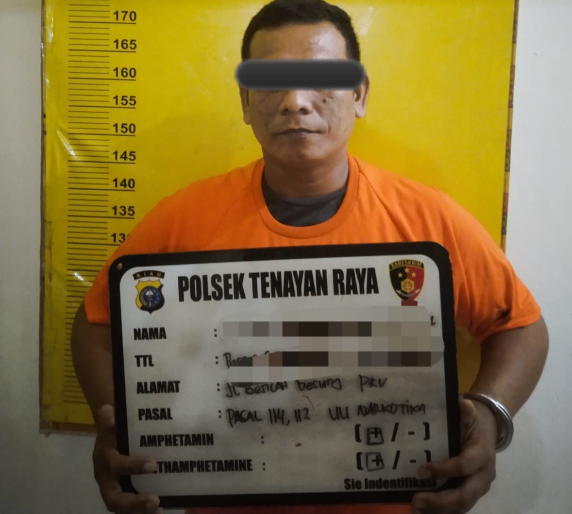 Polisi Berhasil Menangkap Residivis Narkoba di Riau