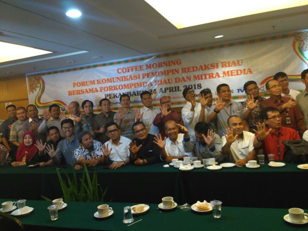 Diskominfo Kuansing Tatap Muka Bersama Pimpred Media se Riau