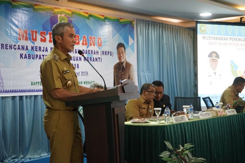 Wakil Bupati Buka Musrenbang RKPD Kepulauan Meranti Tahun 2018