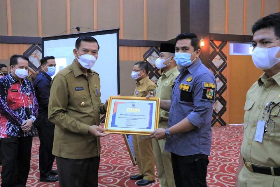 Bapenda Kota Pekanbaru Raih Penghargaan Perangkat Daerah Sangat Inovatif 2020