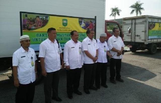 Pemkab Siak Kirim Bantuan Sembako Untuk Korban Banjir Kampar