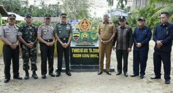 Pj Bupati Inhil Hadiri Penutupan Kegiatan TMMD ke-101 Kodim 0314/Inhil