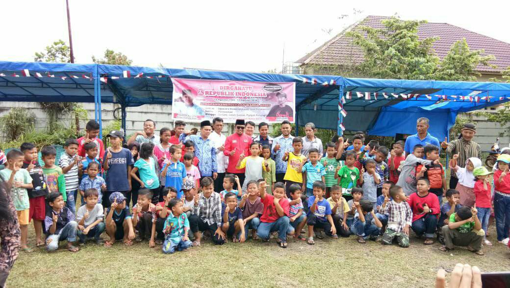 Khidmatnya Upacara HUT RI ke-73 yang Digelar H Zukri