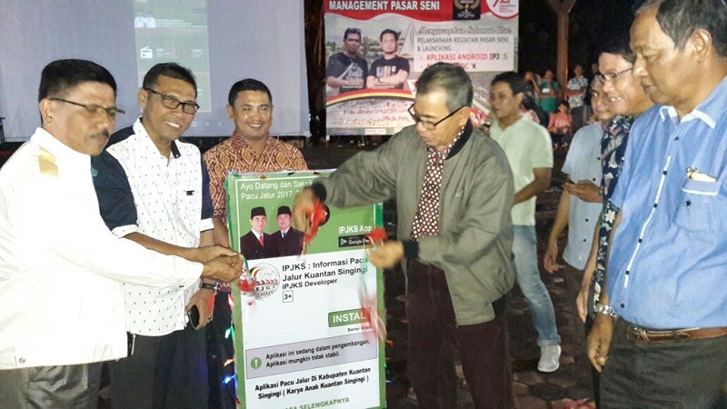 Aplikasi IPJKS Berbasis Android Resmi di Launching Bupati Kuansing