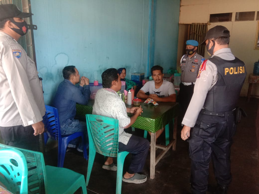 Mayoritas Warga Sudah Terapkan Prokes, Polsek Pangkalan Lesung Tetap Gelar Operasi Yustisi