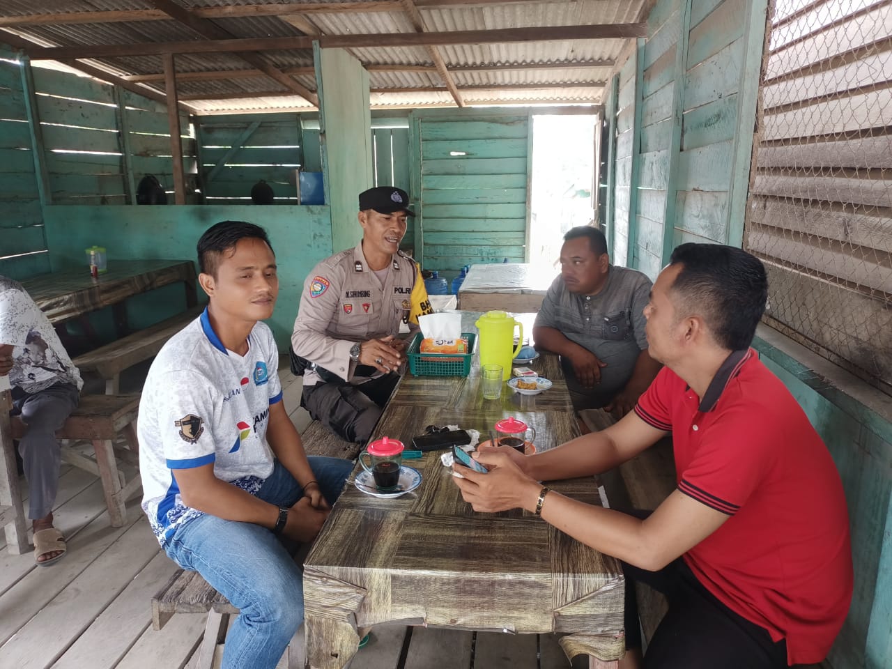 Polsek Bangko Pusako Gelar Kegiatan Cooling System untuk Pilkada Damai di Rokan Hilir