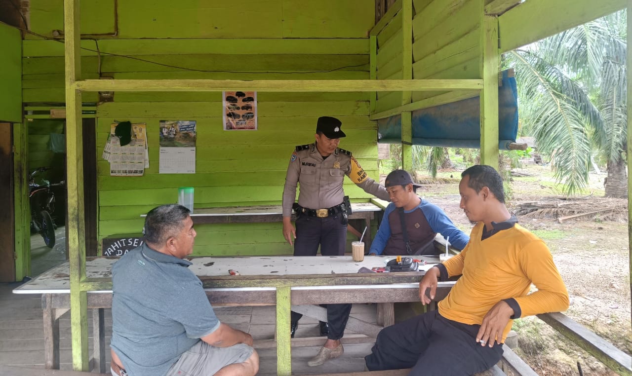 Polsek Bangko Pusako Laksanakan Sambang Warga untuk Jaga Kondusivitas Pasca Pilkada 2024