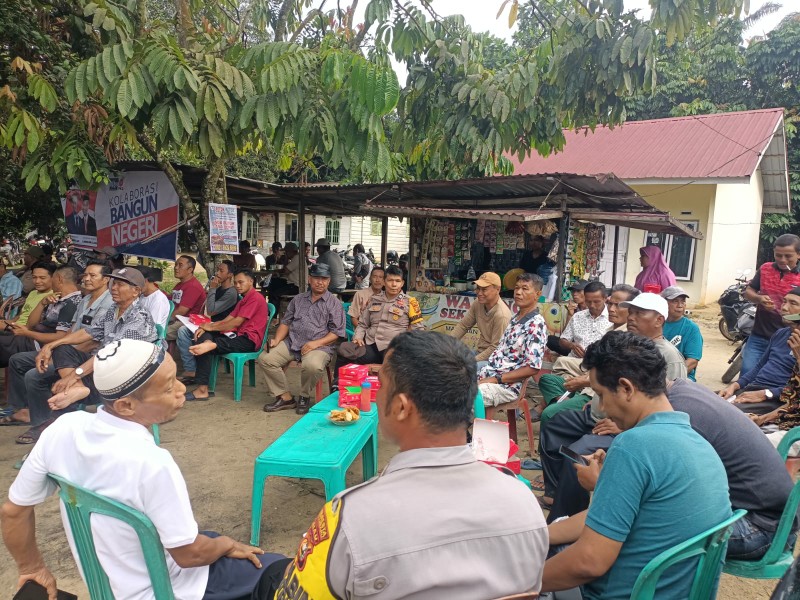 Kapolsek Rumbai Pesisir Ajak Warga Jaga Kebersamaan untuk Pilkada Damai 2024