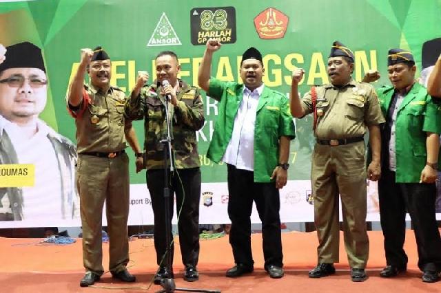Apel Kebangsaan Banser di Riau, Desak Negara Bubarkan HT