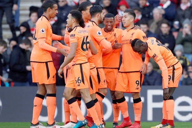 Bungkam Southampton, Liverpool Buka Peluang Rebut Posisi Dua