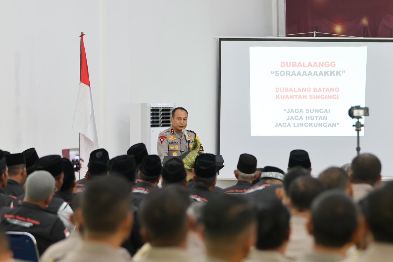 Kapolda Riau Buka Orientasi dan Pelatihan Dubalang di Kuansing: Penjaga Adat dan Ekologi