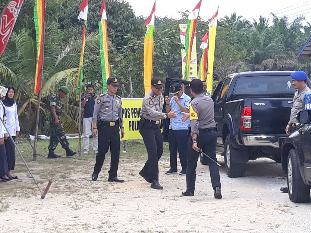 Cek Pospam Pemudik, Polres Kuansing Sampaikan 4 Saran 