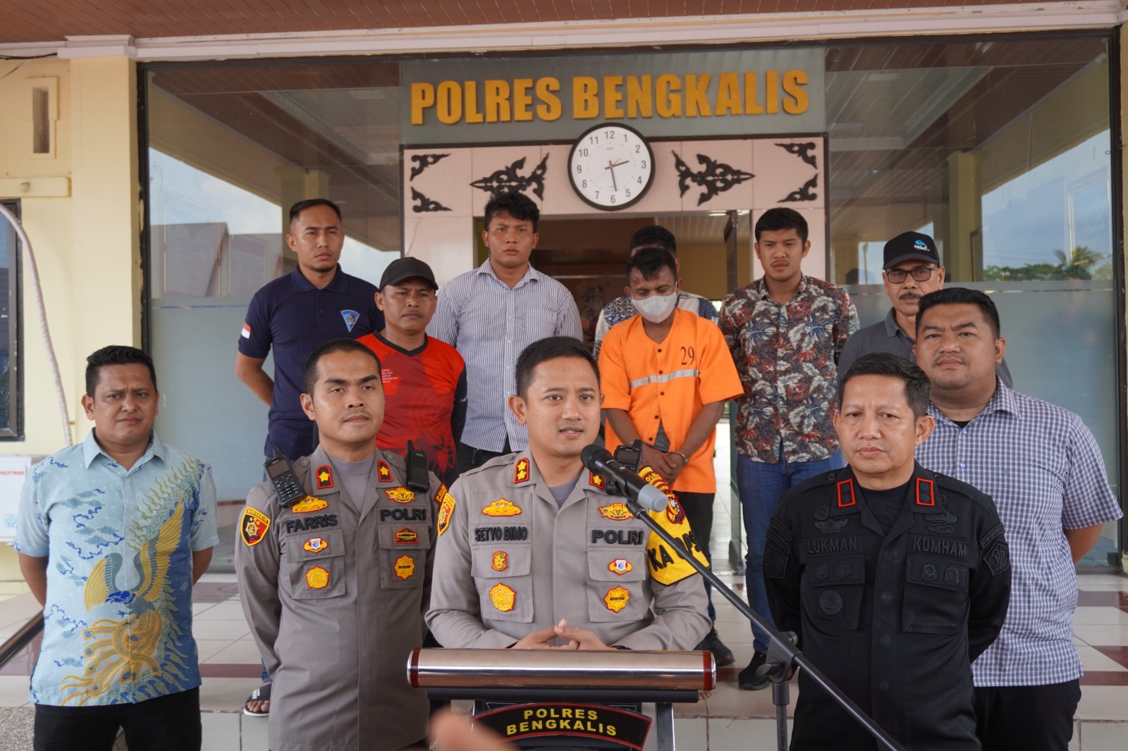 Tahanan Lapas Bengkalis Yang Kabur Tertangkap