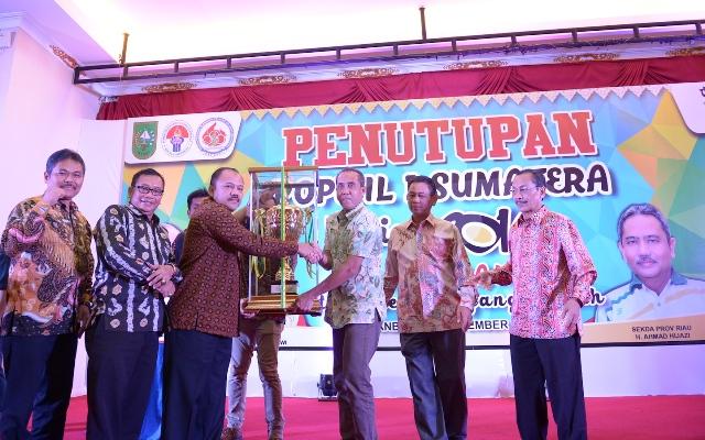 Riau Pertahankan Juara Umum Popwil I Sumatera