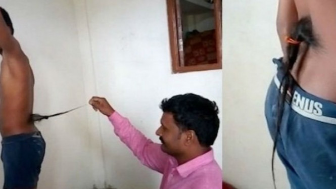 Miliki Rambut di Punggung, Remaja Ini Dianggap Jelmaan Dewa