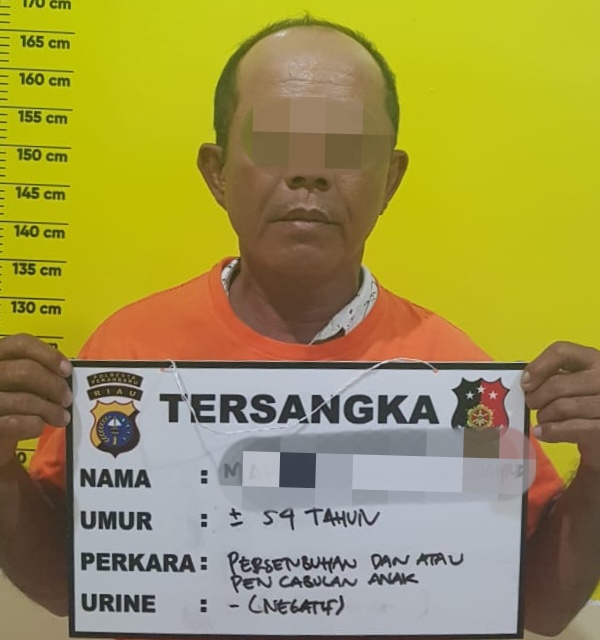 Bejat!! Pria Paruh Baya di Pekanbaru Cabuli Anak Tirinya Sejak Kelas 3 SD