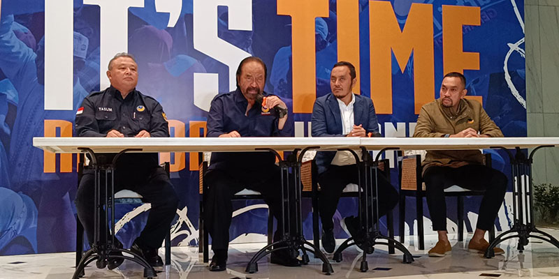 Surya Paloh Umumkan Nasdem Menerima Hasil Pemilu 2024