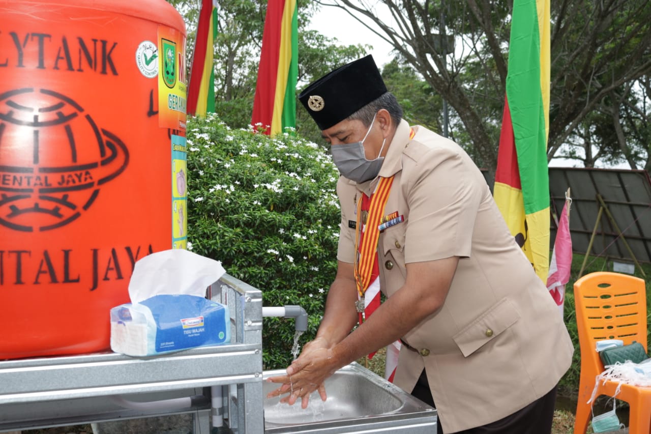 Bupati Alfedri: Peringatan Hari Pramuka ke-59 di Siak, Dengan Menerapkan Standar Prokes COVID-19