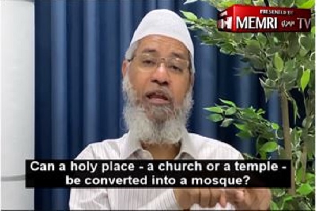 Zakir Naik: Ubah Hagia Sophia Jadi Masjid Boleh karena di Tanah Taklukkan Muslim