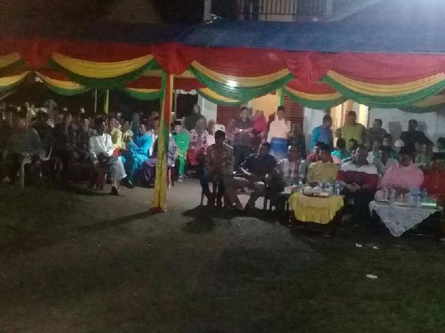 Seribuan Warga Sekodi Bengkalis Sambut Kedatangan Yopi Arianto