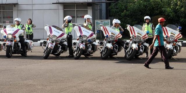 RI Jadi Tuan Rumah Sidang Umum Interpol, Polri Kirab Bendera Peserta