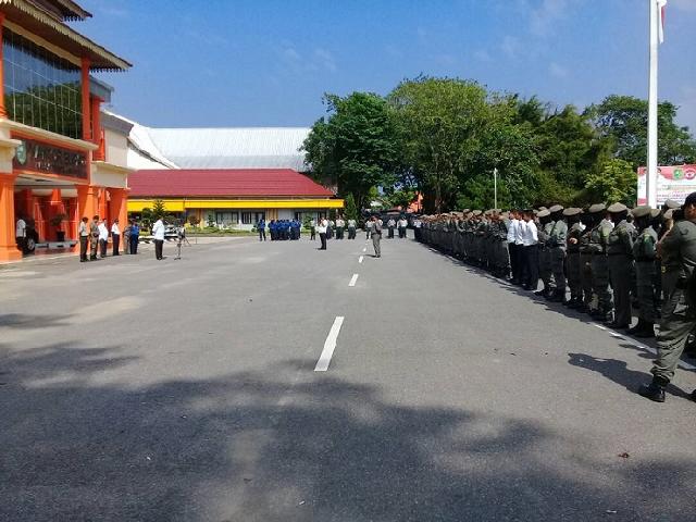 Bupati Inhu Pimpin Apel Siaga Jelang Ramadan