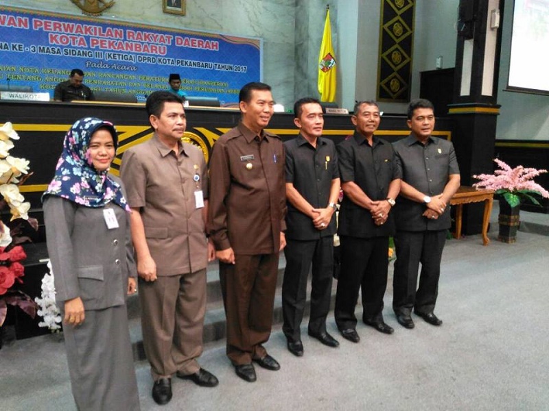APBD-P Pekanbaru 2017 Naik Rp 141,43 M, ini Penyebabnya