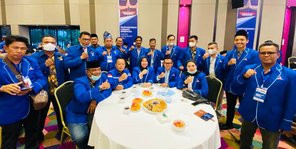 Hasil Muscab, H Dodi Saputra Resmi Nahkodai Demokrat Rohil