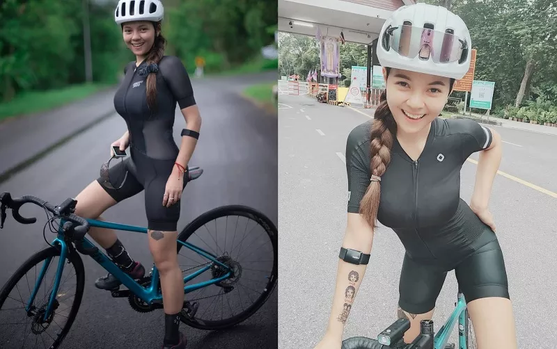 Ini Tung Pang, Pesepeda asal Thailand yang Buat Netizen Indonesia Keringetan