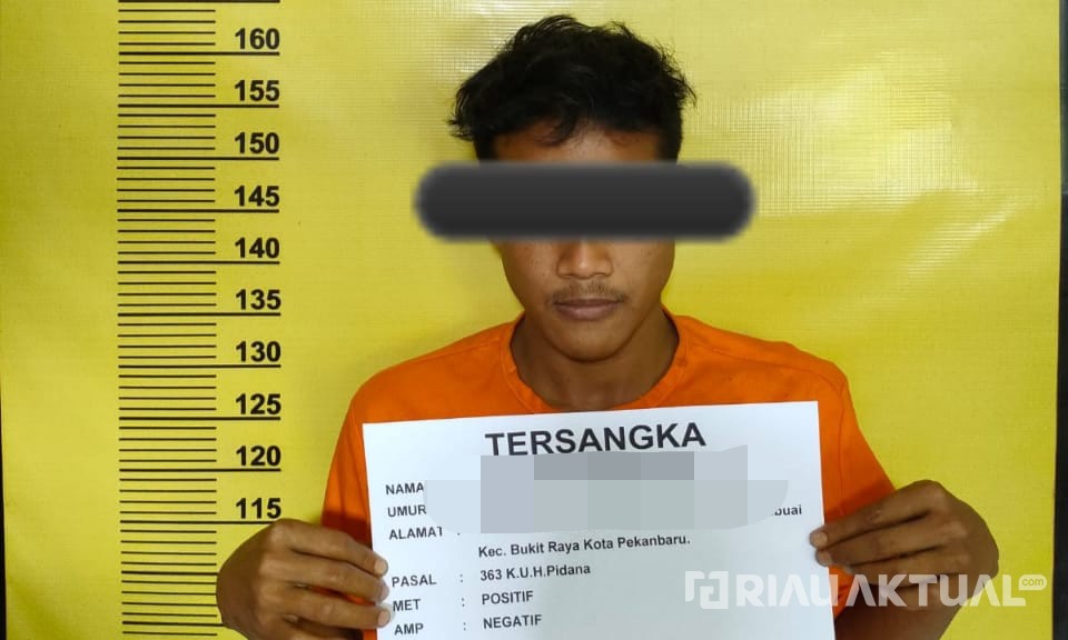 Curi Motor Jamaah Saat Sholat Subuh, Maling 4 TKP Diringkus Polsek Bukit Raya