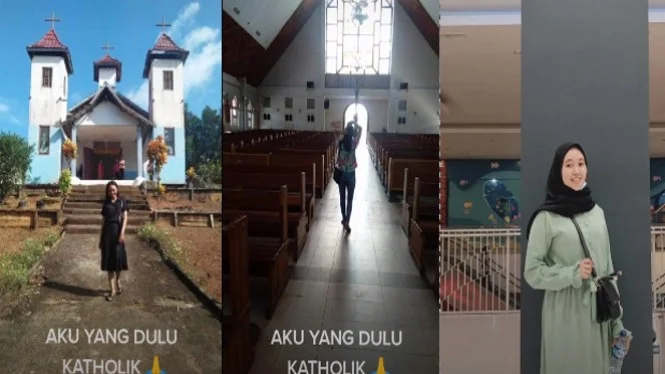 Viral Wanita Katolik Cantik Ini Kini Berjilbab...
