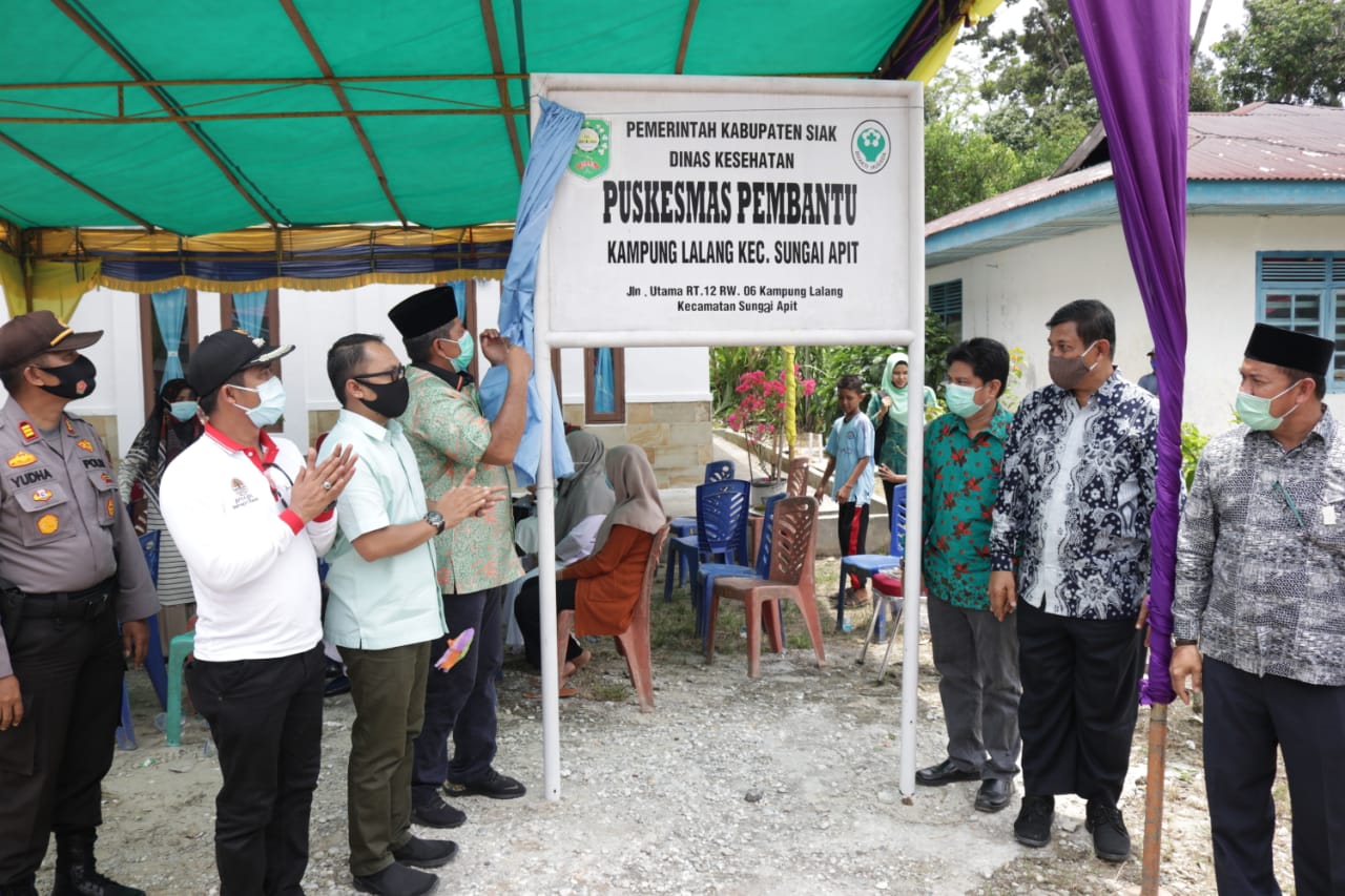 Resmikan Pustu, Bupati Alfedri: Ini Salah Satu Kewajiban Kami Sebagai Pemerintah Untuk Melayani Kesehatan Masyarakat