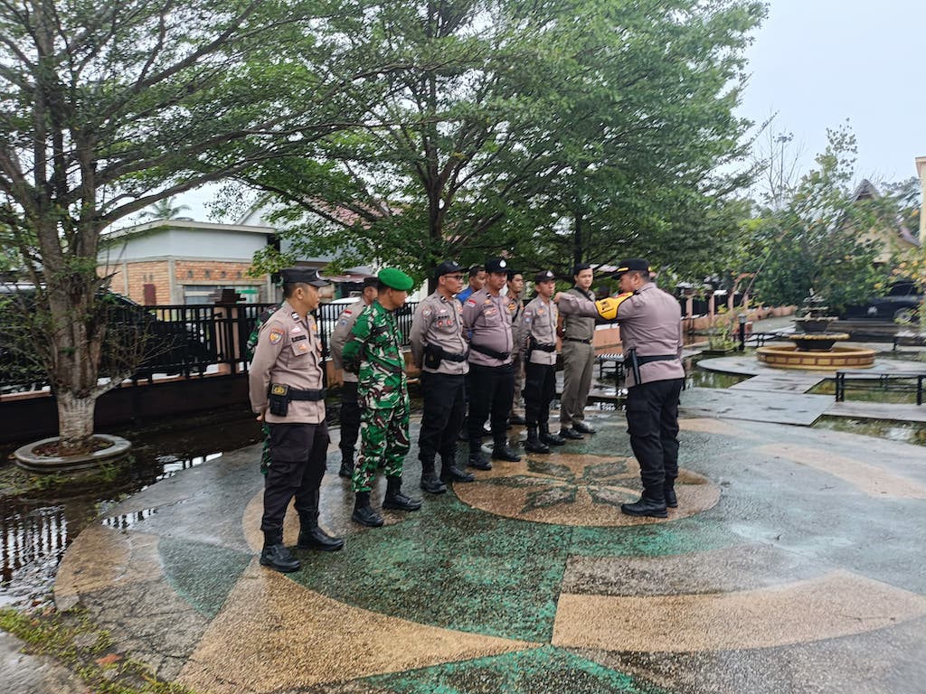 Polsek Bengkalis Perkuat Pengamanan Logistik Pilkada