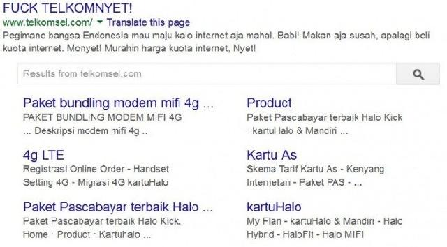 Hacker bobol situs Telkomsel