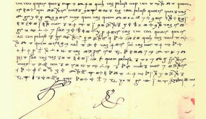 Misteri Kode Rahasia Berumur 500 Tahun Terpecahkan