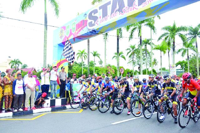 Pembalap Lokal Mampu Bersaing di Tour de Siak 2016