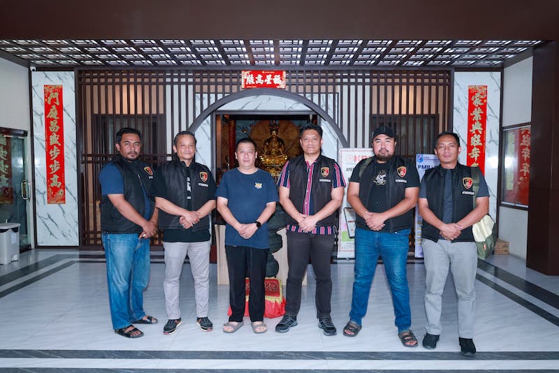 Jelang Pilkada Serentak, Ditreskrimum Polda Riau Silahturahmi ke Vihara Dharmaloka