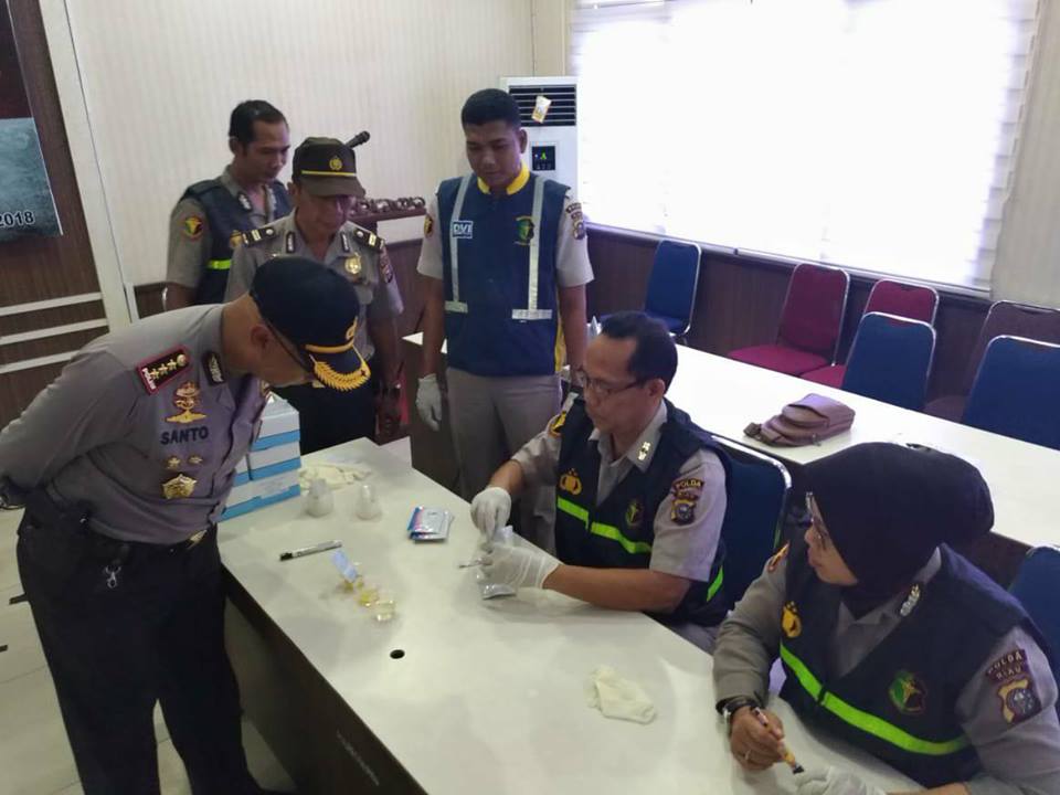 Propam Mabes Polri Lakukan Tes Urin, 10 Personil Polda Riau Positif