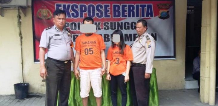 Duh! Sepasang Kekasih Ketangkap Lagi Pesta Sabu di Hotel