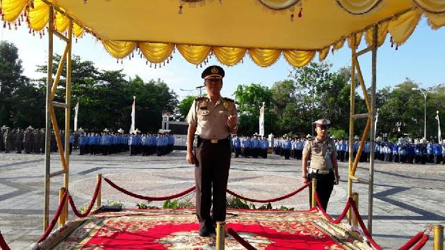 Kapolres Inhil Pimpin Upacara Hari Kesadaran Nasional